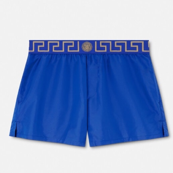 Versace Blue Men's Shorts - Picture 1 of 3